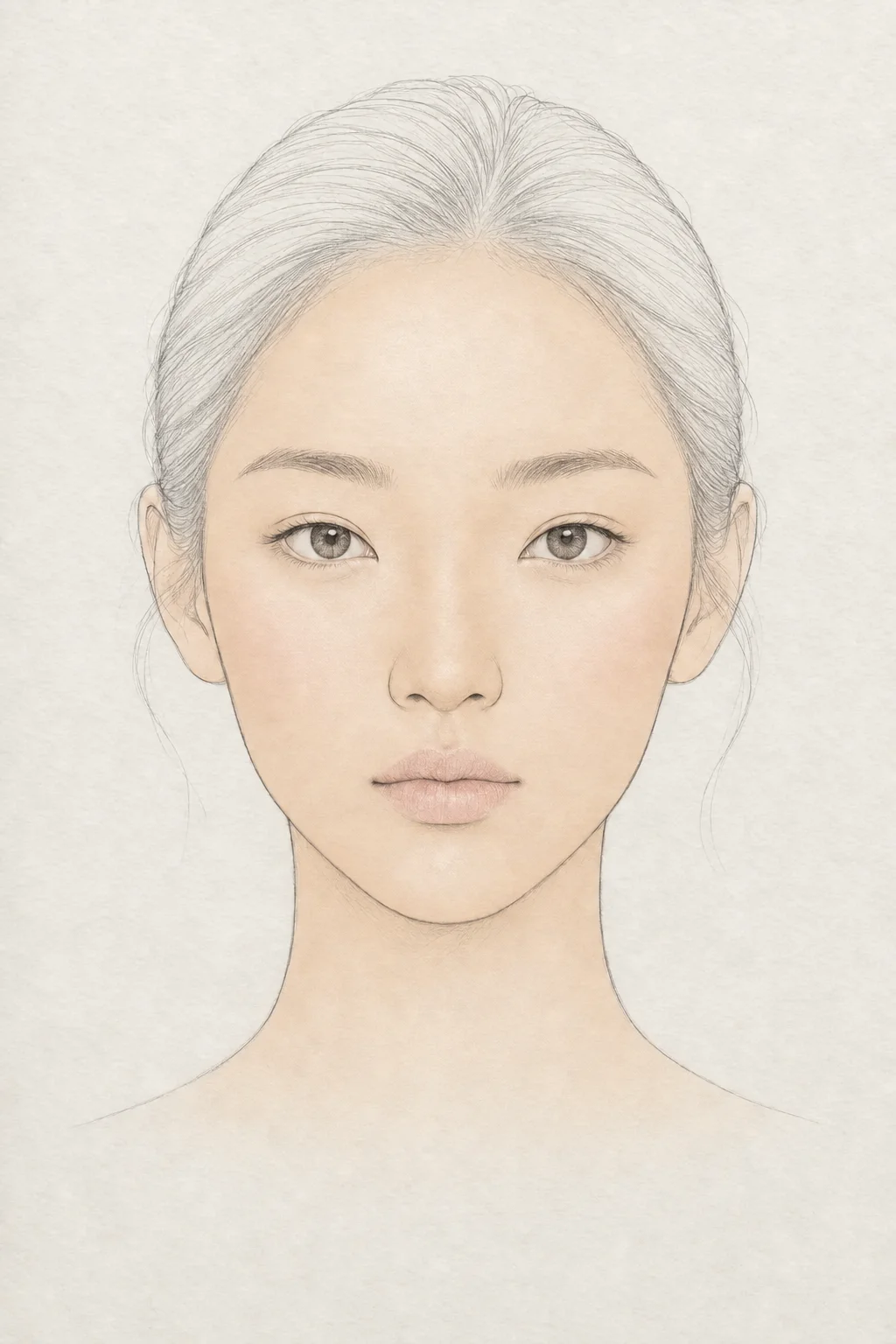 쿠션 바르는 법 — 피부 (AI 생성 일러스트)